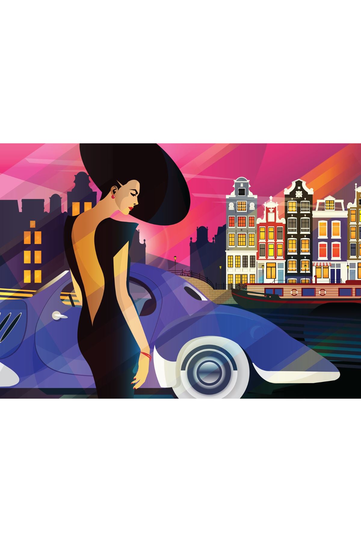 Amsterdam, Kadın ve Araba