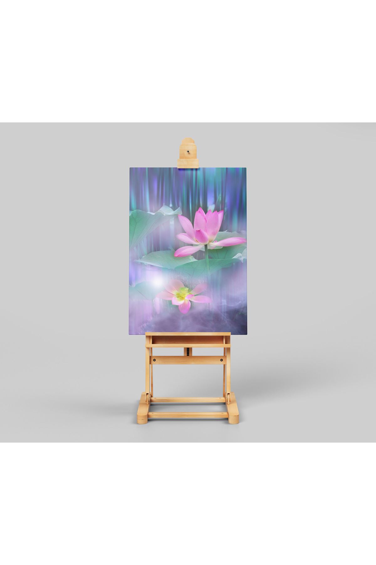 Yüksek Çözünürlüklü Lotus Çiçeği Kanvas Tablo