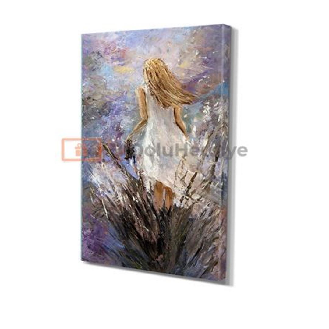 Abstract Woman Portrait Canvas 
