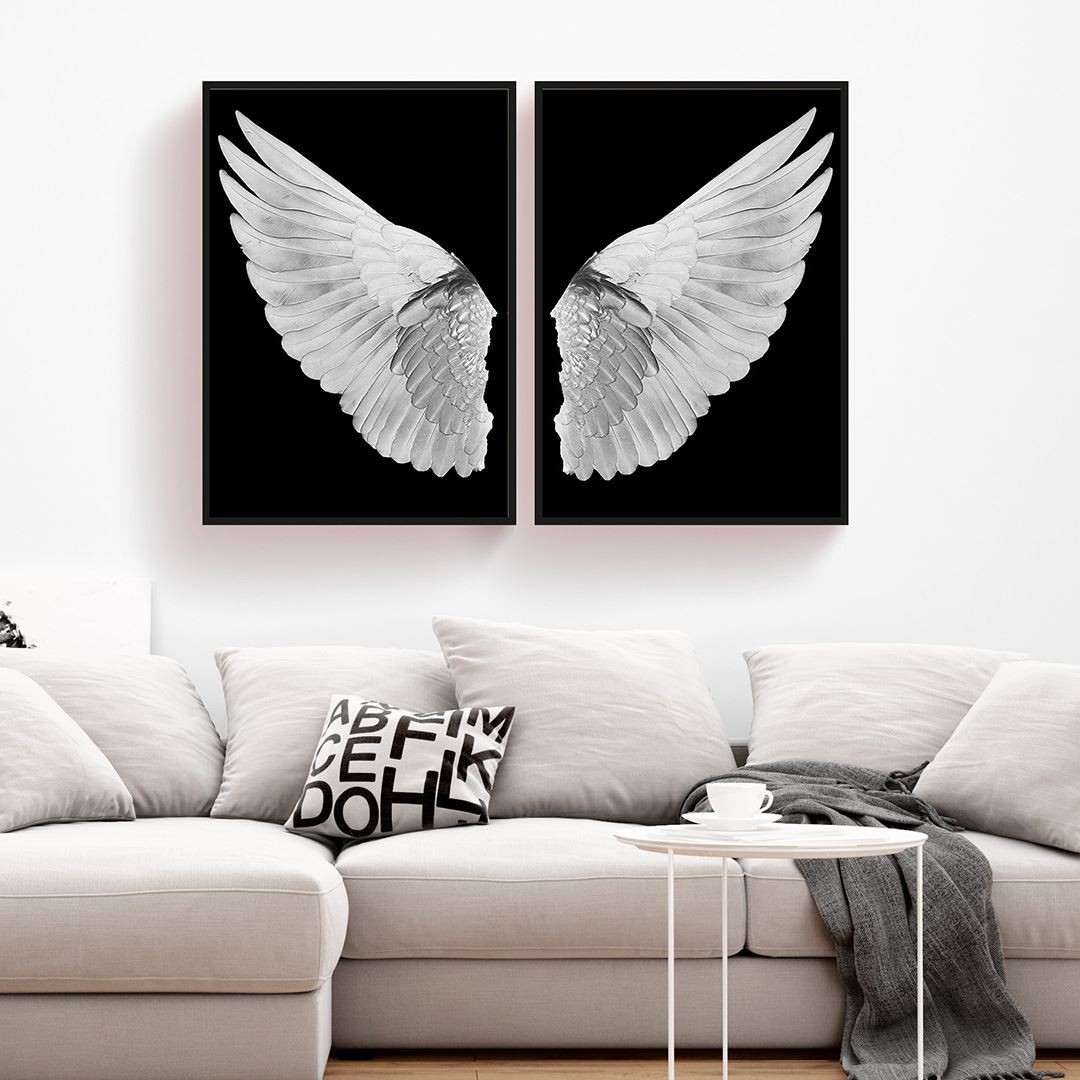 White Angel Canvas Set