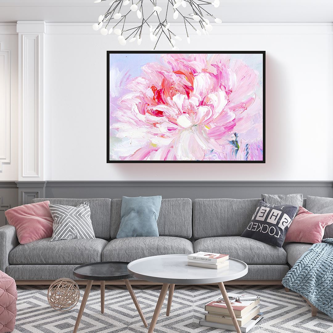 Pink Floral Canvas