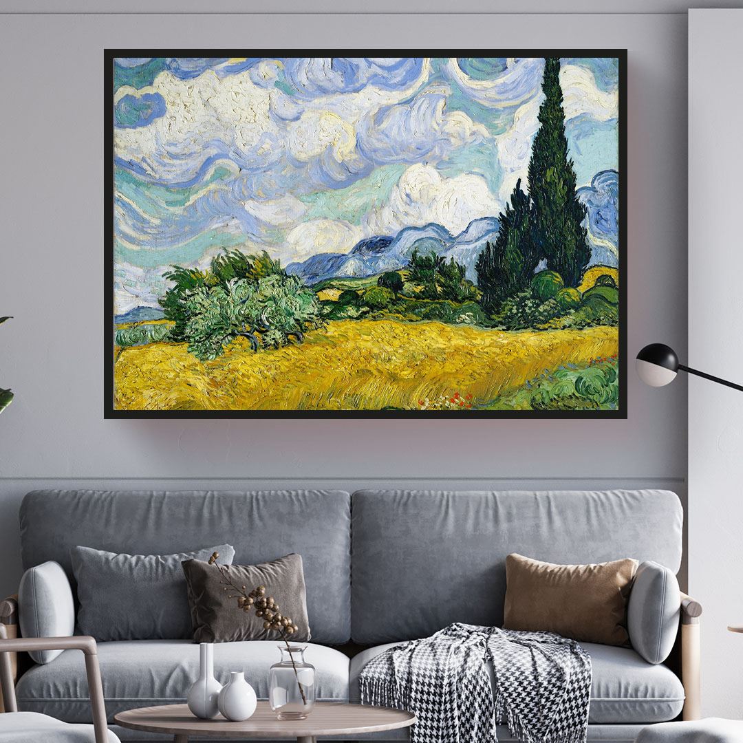 Van Gogh Servili Buğday Tarlası Kanvas Tablo