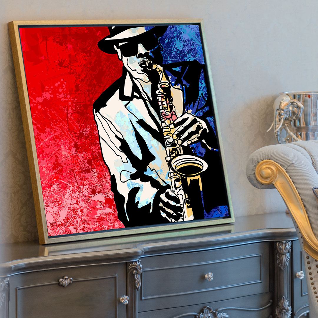 Jazz Music Series Canvas