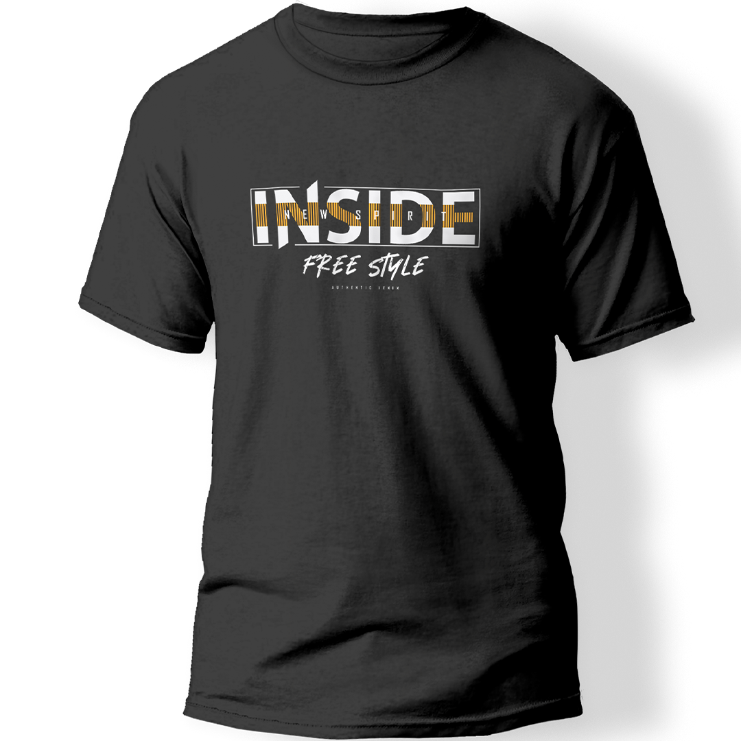 Inside Baskılı T-Shirt 