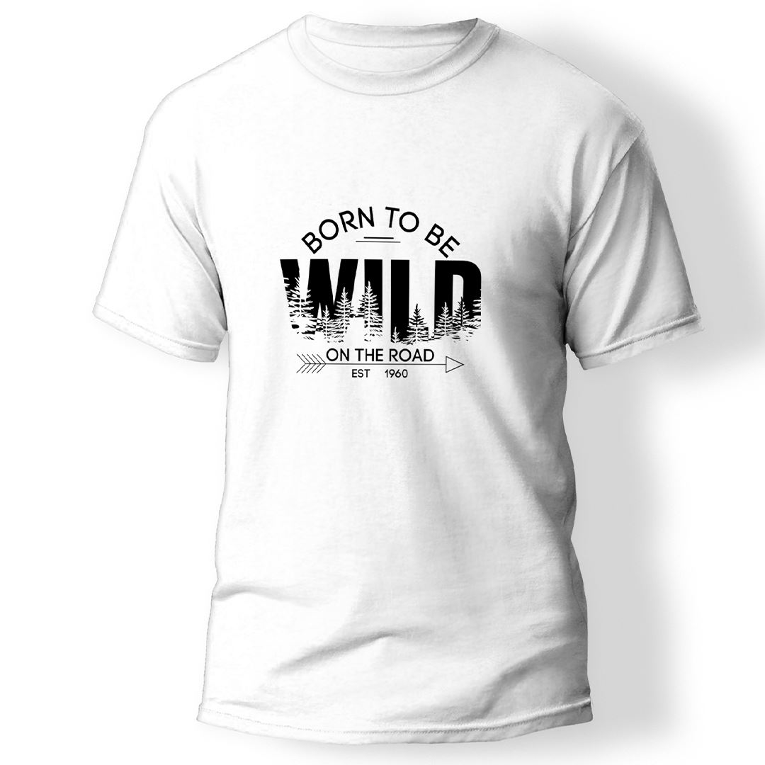 Wild Baskılı T-Shirt 