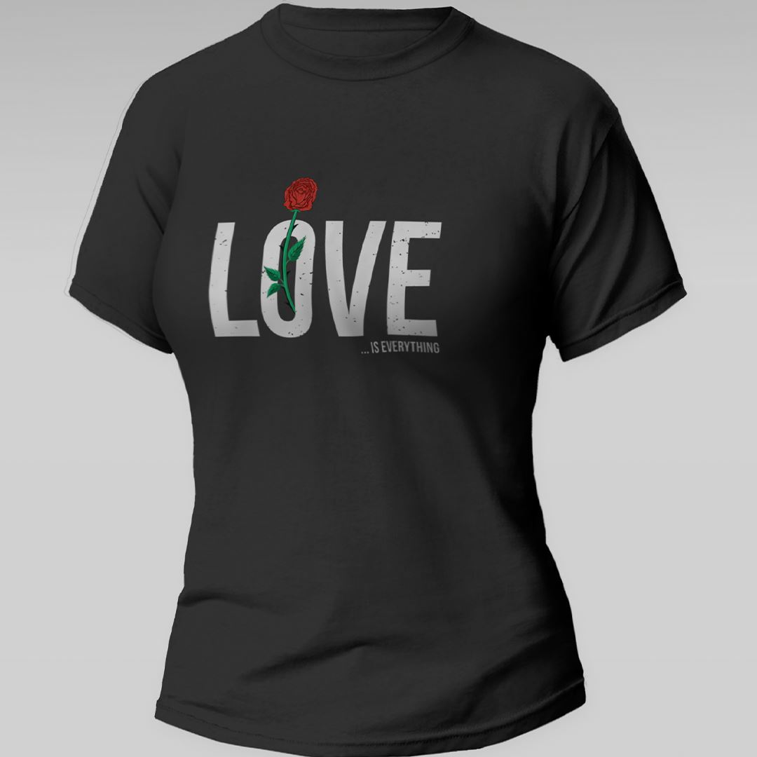 Love Baskılı T-Shirt 