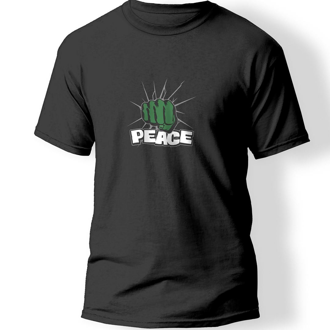 Peace Baskılı T-Shirt