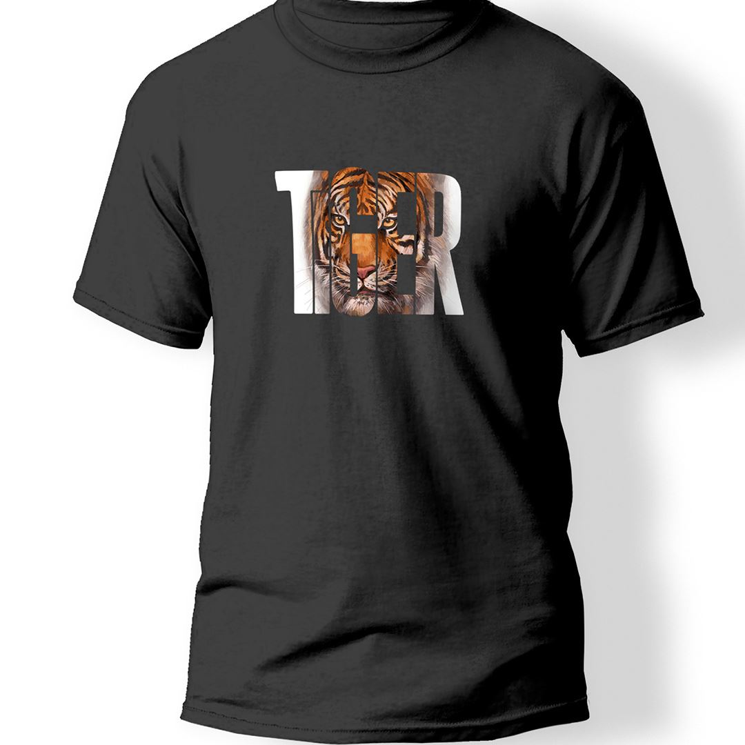 Tiger Baskılı T-Shirt