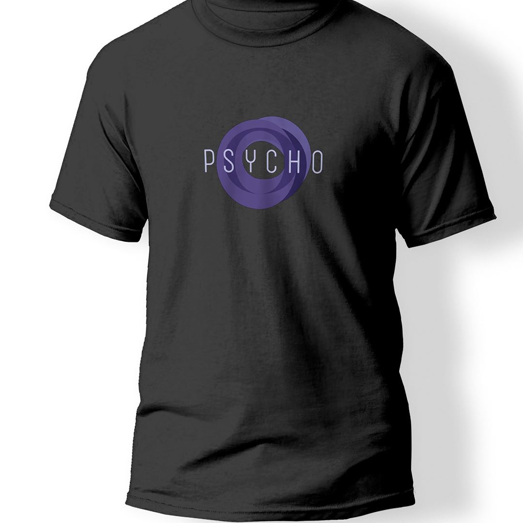 Psycho Baskılı T-Shirt