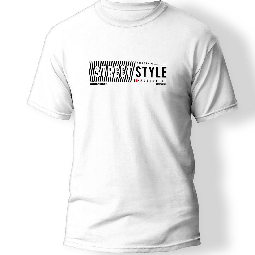 Street Style Baskılı T-Shirt