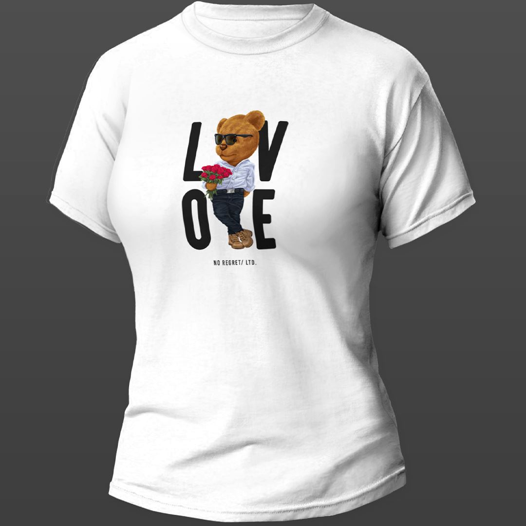 Love Baskılı T-Shirt