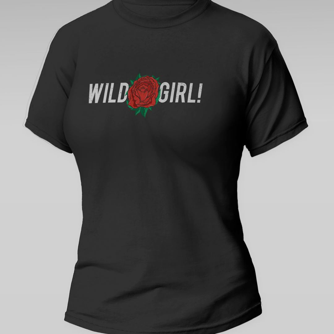 Wild Girl Baskılı T-Shirt