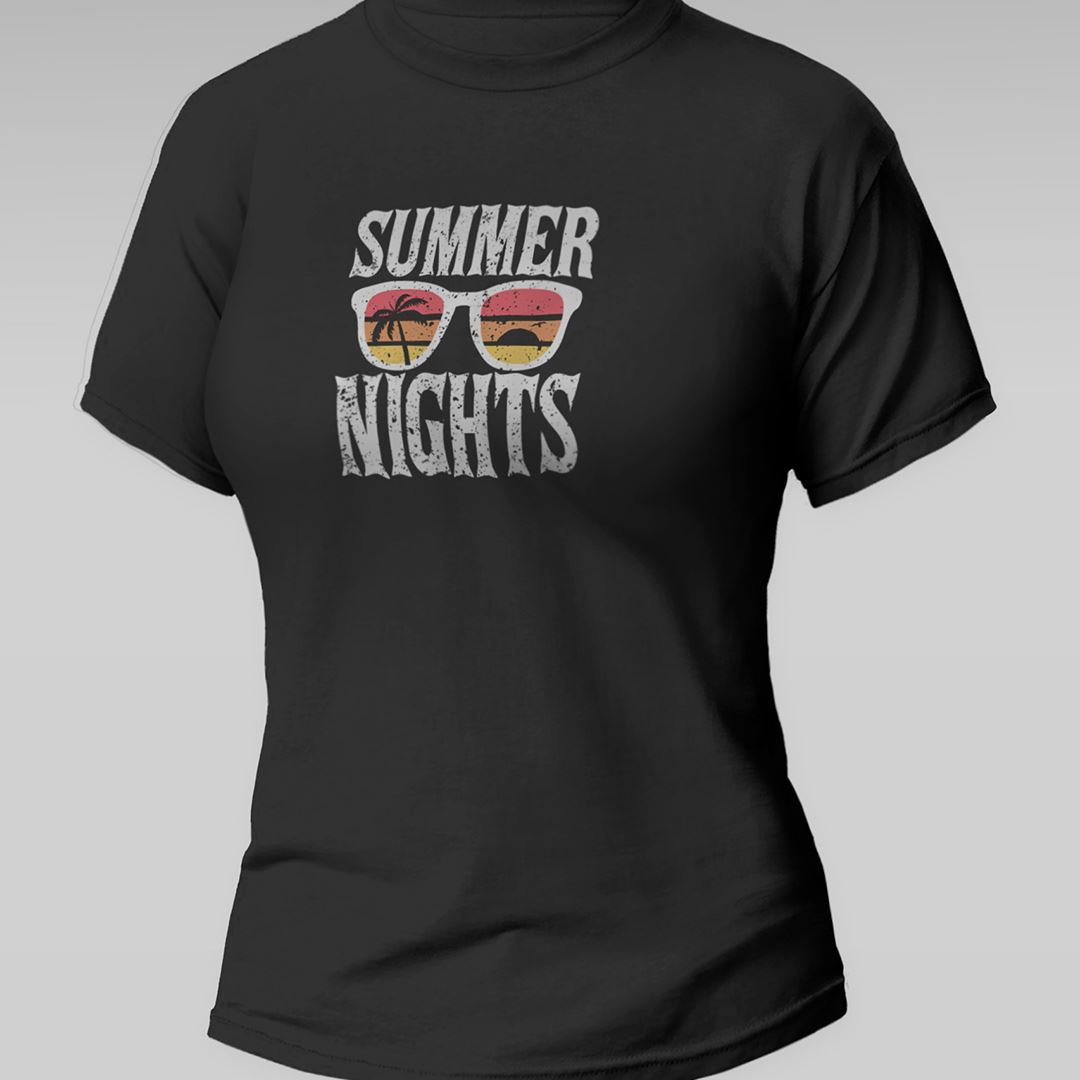 Summer Nights Baskılı T-Shirt