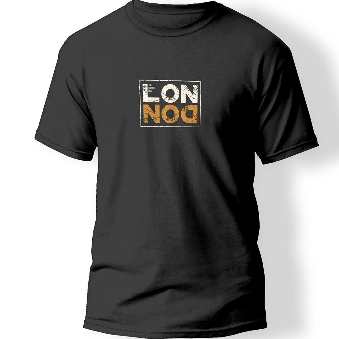 London Baskılı T-Shirt