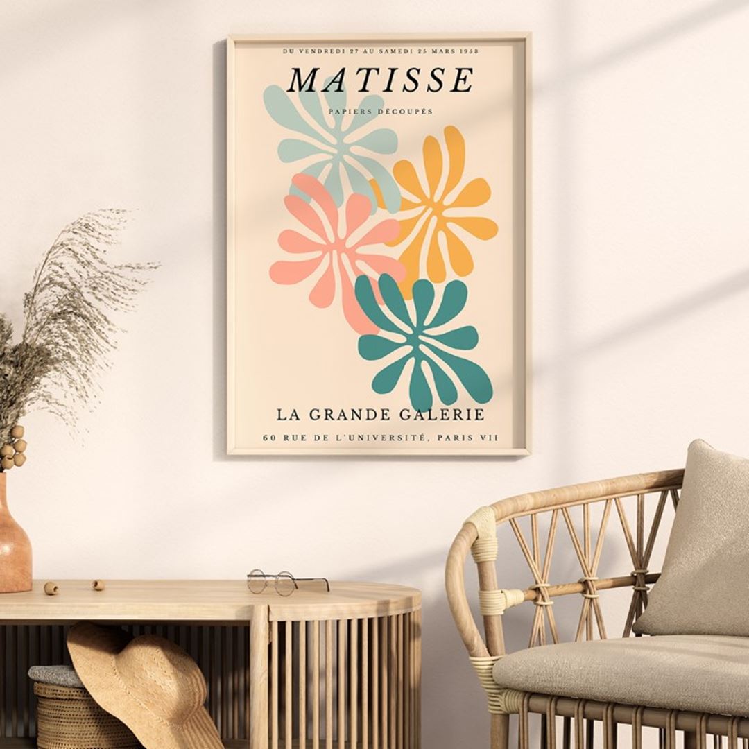 Matisse Papiers Decoupes Poster 