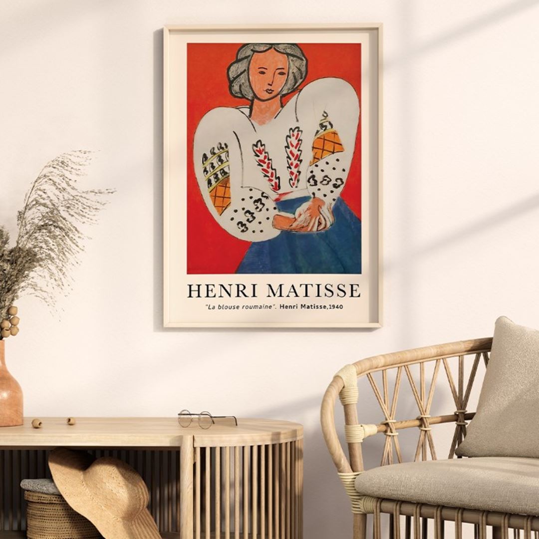 Matisse La Blouse Roumaine 1940 Poster