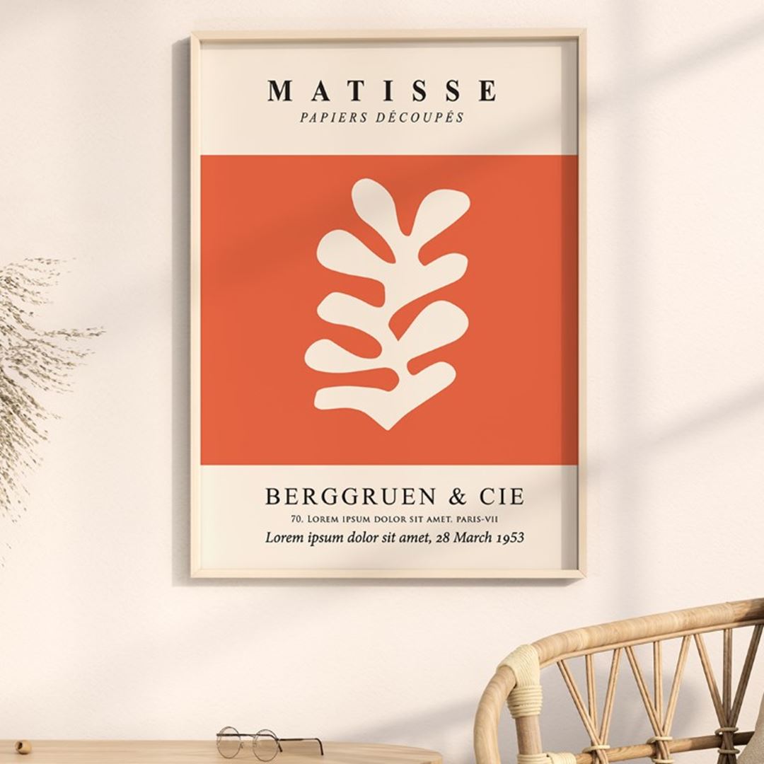 Matisse Papiers Decoupes Poster