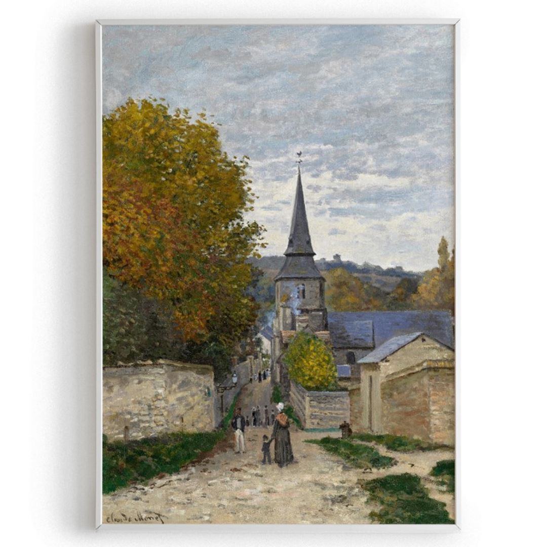 Cladue Monet "Street in Saint-Adresse" Poster