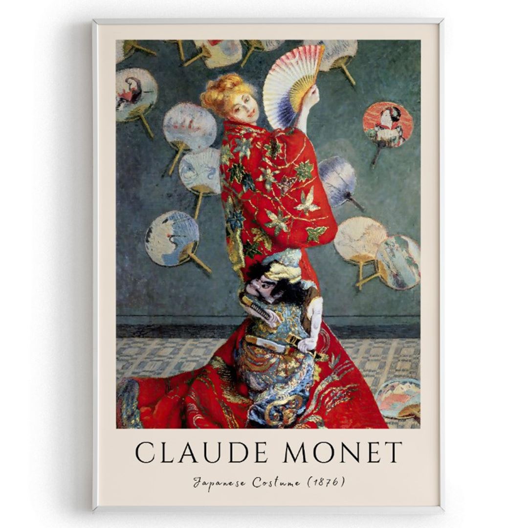 Cladue Monet "Japanase Costume"  1876 Poster