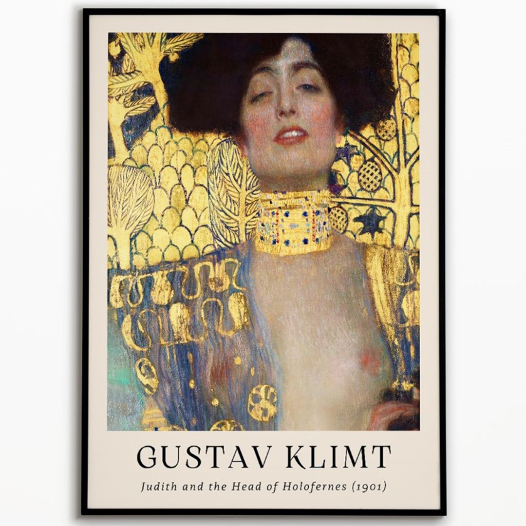 Gustav Klimt "Judith and the Head of Holofernes" 1901 Poster