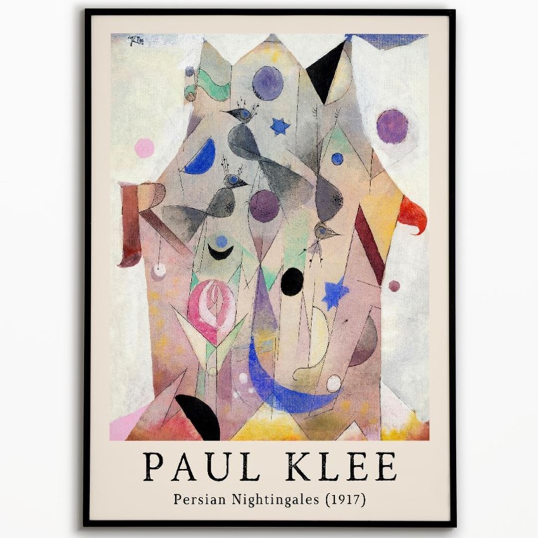 Paul Klee "Persian Nightingales" 1917 Poster