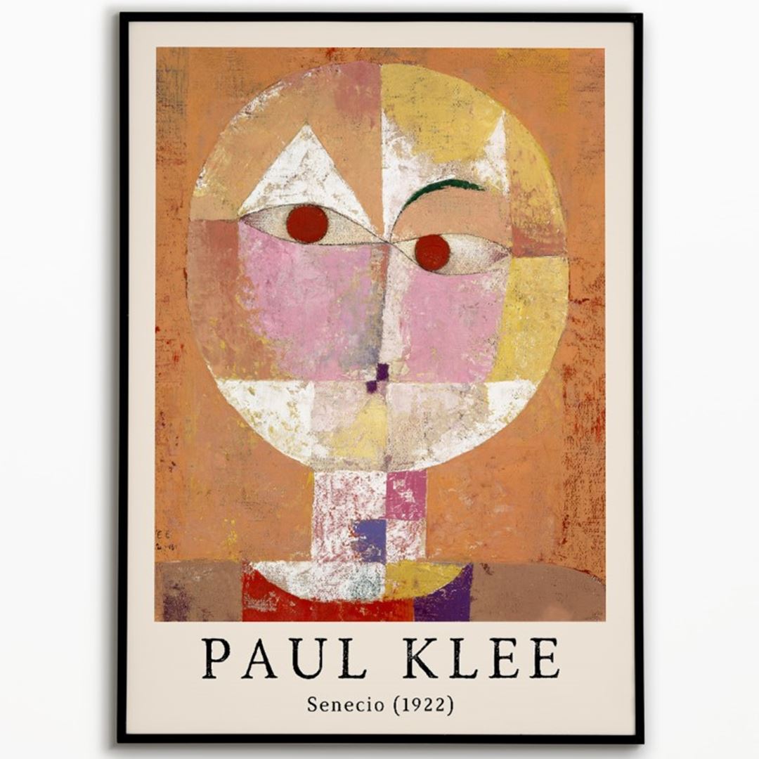 Paul Klee "Senecio" 1922 Poster