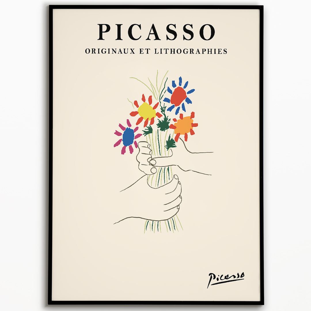 Pablo Picasso "Originaux et Lithographies" Poster 