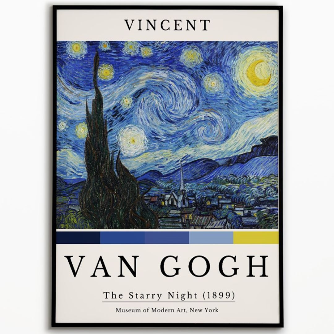 Van Gogh "The Starry Night" 1899 Poster