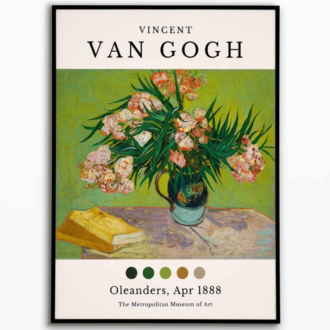 Van Gogh "Oleanders" 1888 Poster