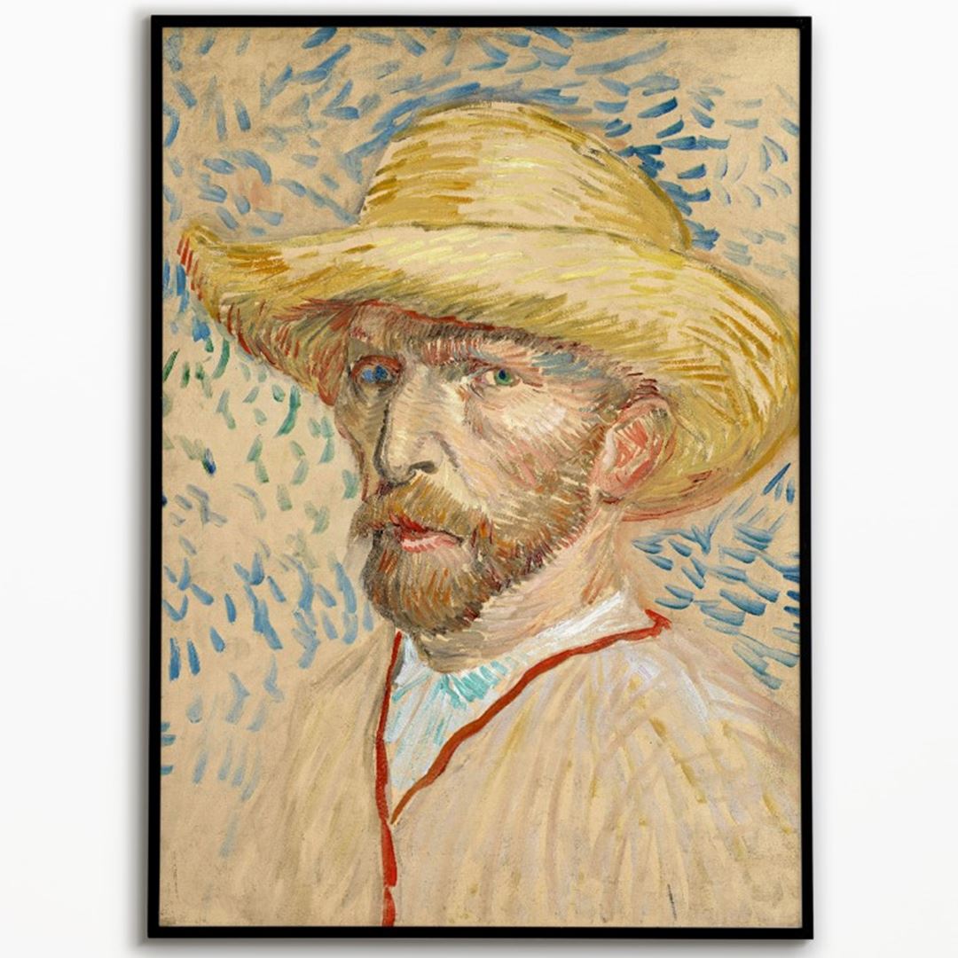 Van Gogh "Self-Portrait in Pink" Poster  