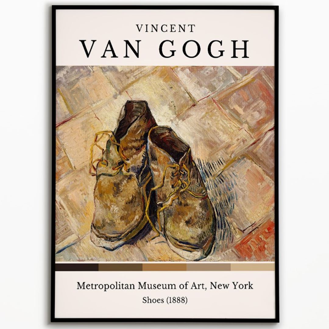 Van Gogh "Shoes" 1888 Poster 