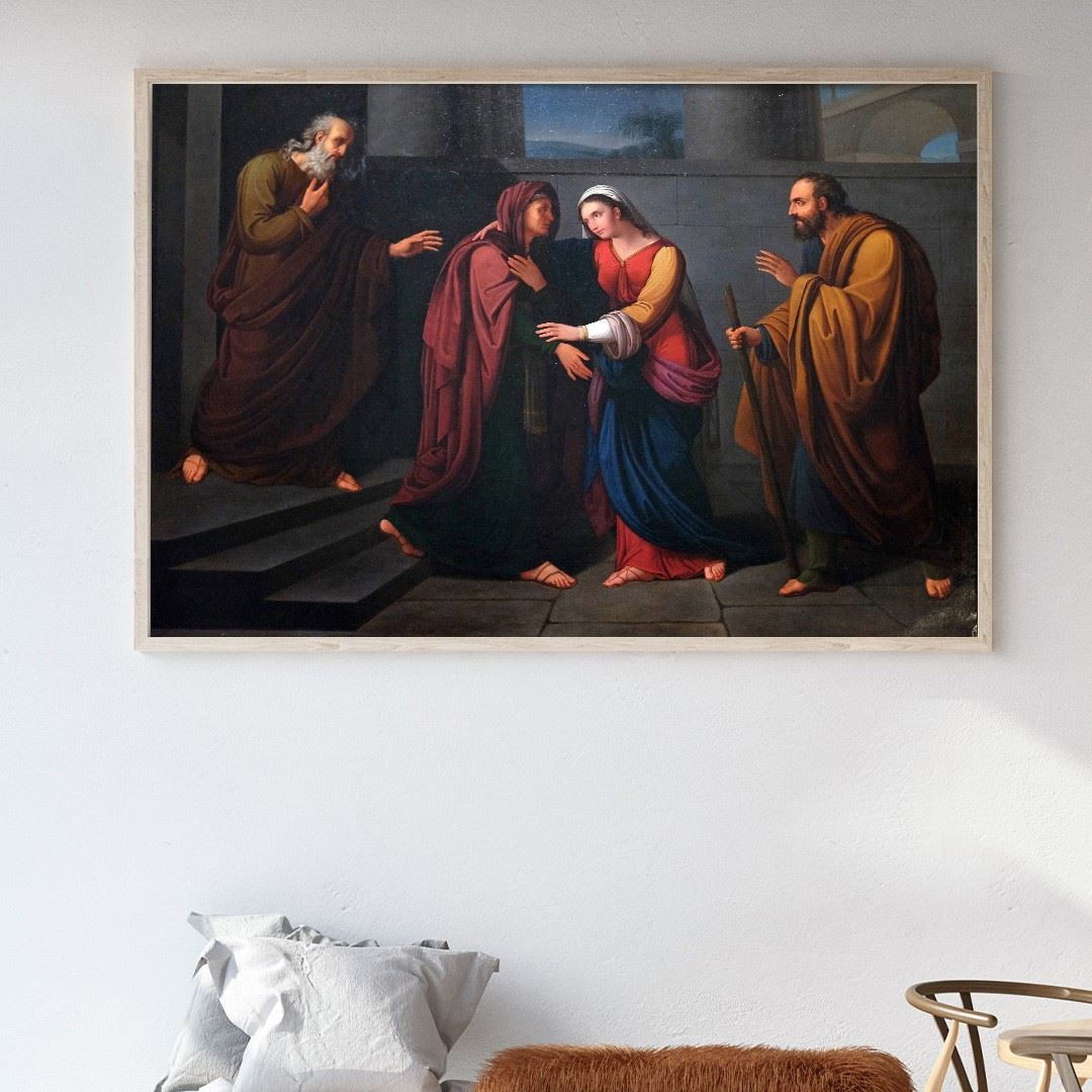 "Visitation of the Virgin Mary" Kanvas Tablo 