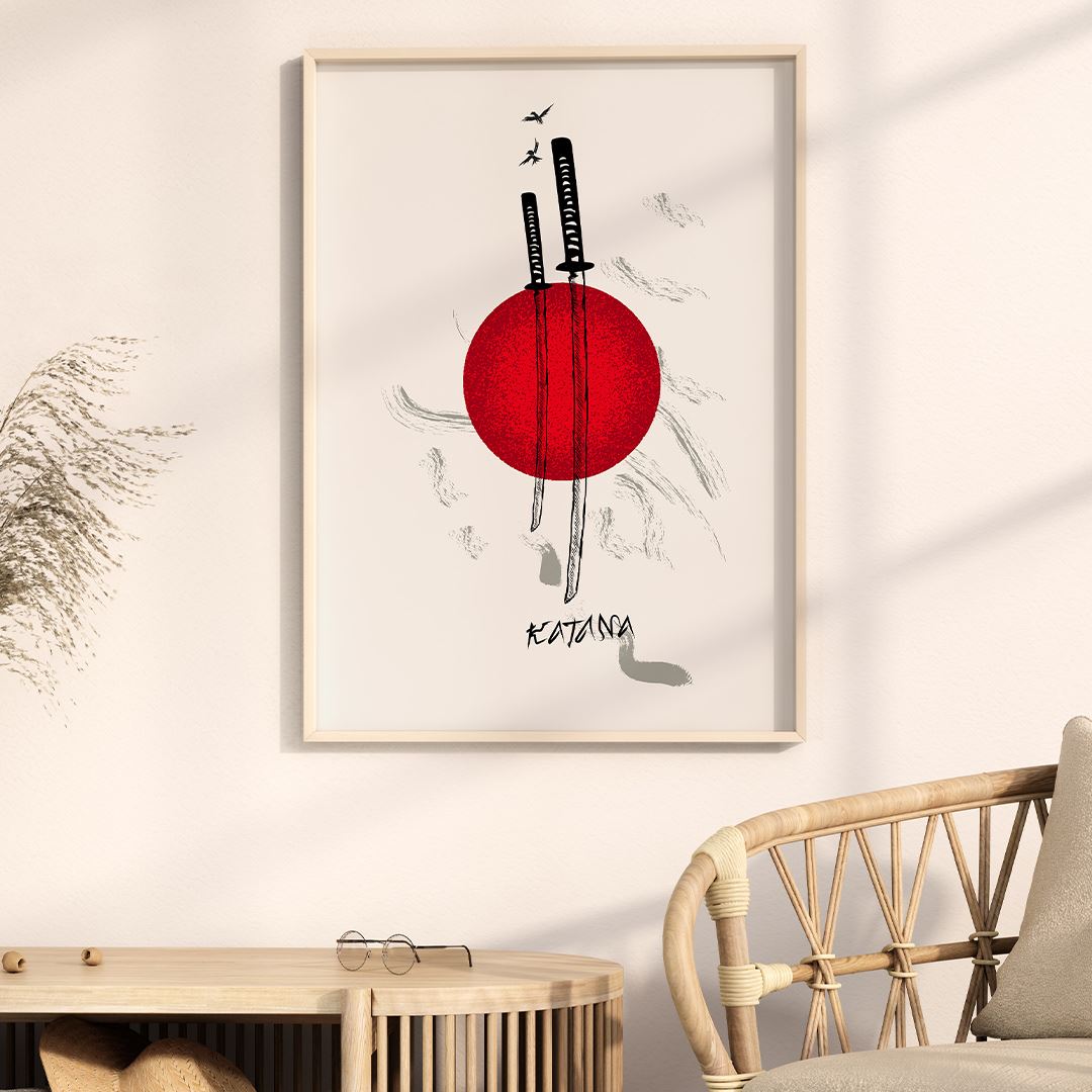Japanese Art Katana Poster