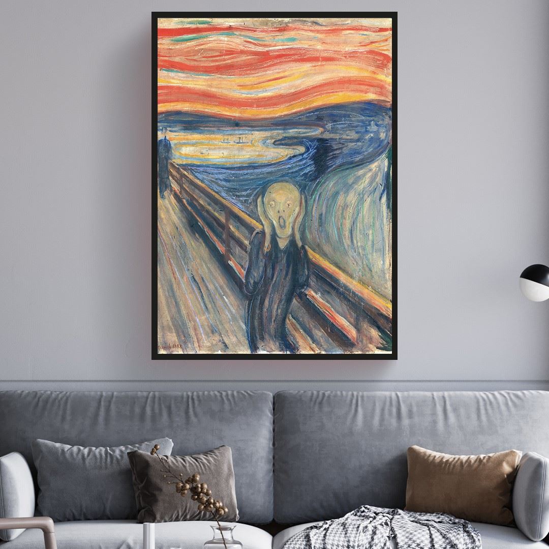 Edward Munch " Çığlık " Kanvas Tablo