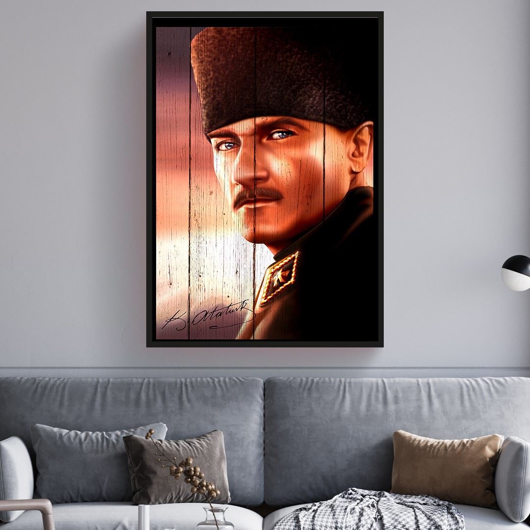 Atatürk Kanvas Tablo