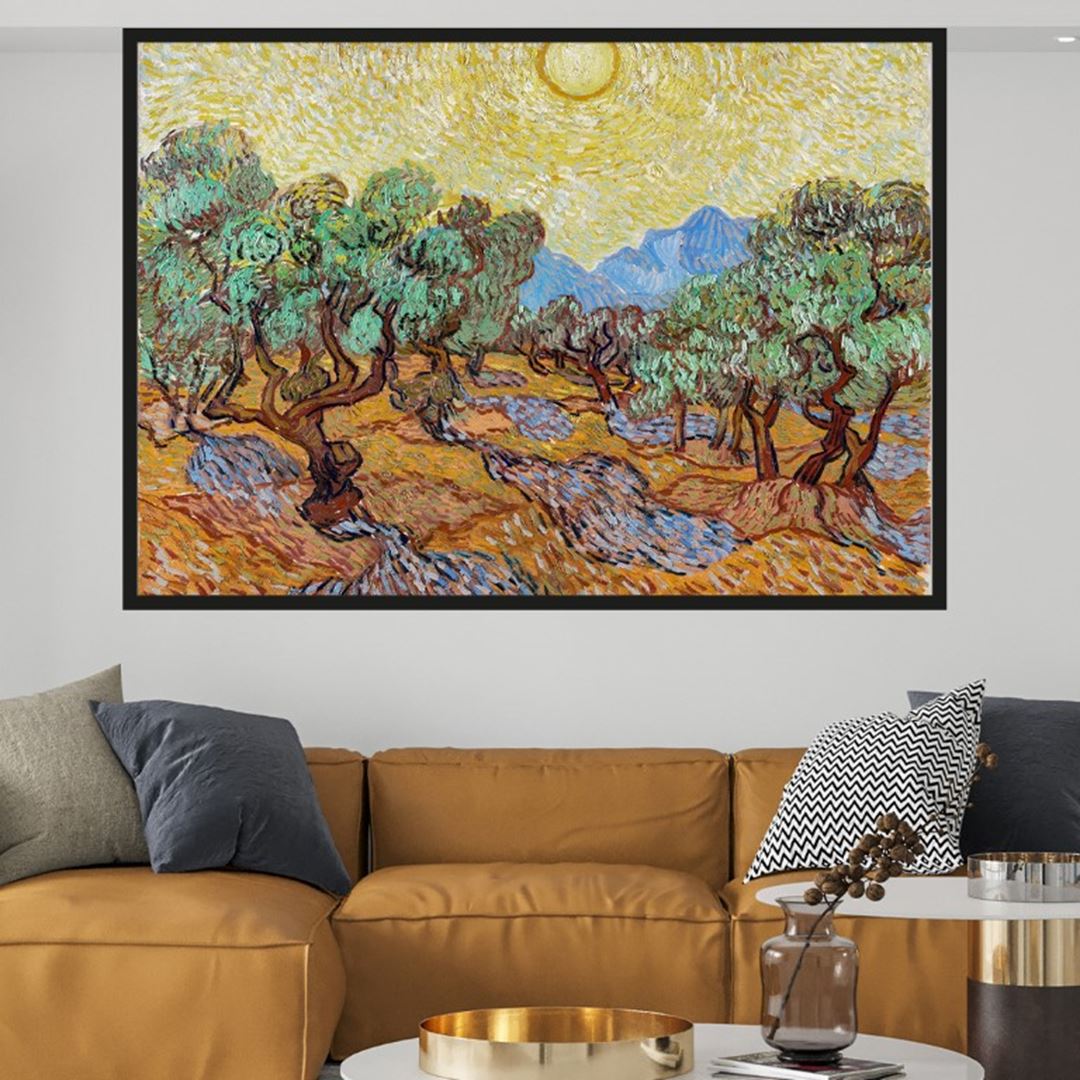 Vincent van Gogh's Olive Trees (1889) Kanvas Tablo 