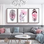 Pink Sipring Canvas Set