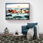 Horses in the Sea Canvas