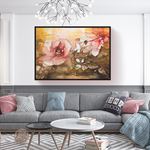 Natural Abstract Rose Canvas