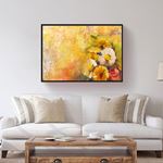 Abstract Flower Canvas