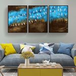 Modern Soyut Kuşlar Canvas Set 