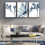 Alcohol Abstract Flowers Canvas Set