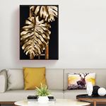 Gold Feather Canvas