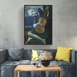 Pablo Picasso Guitarist Kanvas Tablo