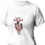 Super Mom Baskılı T-Shirt 