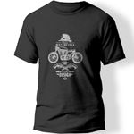 Motorcycle Baskılı T-Shirt