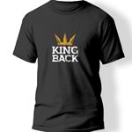 King is Back Baskılı T-Shirt 