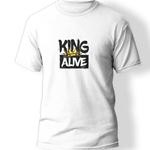 King Alive Baskılı T-Shirt  