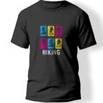 Hiking Mountain Baskılı T-Shirt