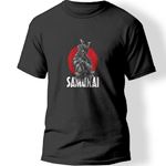 Samurai Baskılı T-Shirt